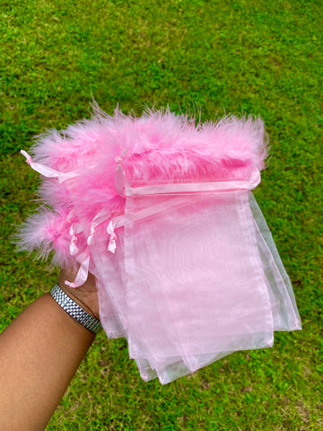 Wholesale Feathered Organza Bags