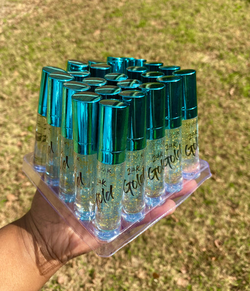 25 pc -  Nicka K 24K Mint Lipgloss